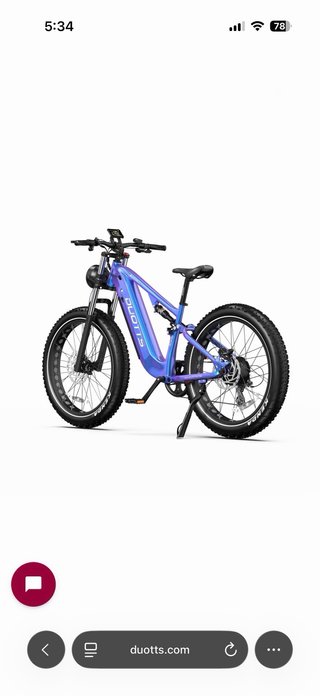 Bicicleta Eléctrica Duotts E26