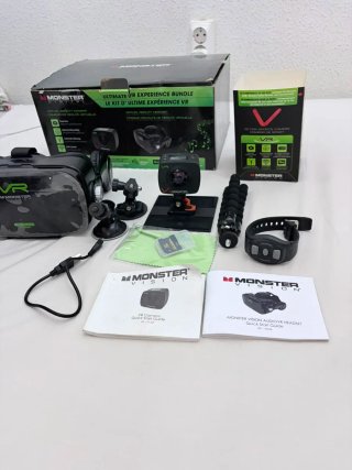 Kit VR Monster Vision Cámara 360 + Gafas vr