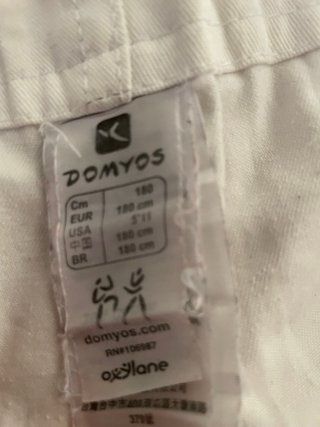 Kimono Judo Domyos Blanco Talla 180.