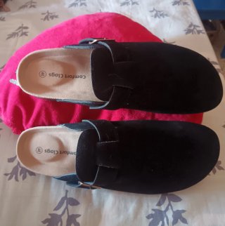 Zuecos Negros Talla 46 Comfort Clogs!!!