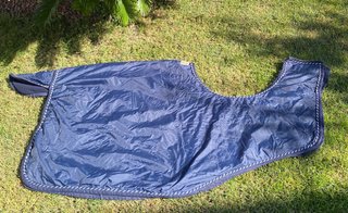 Coprireni cavallo impermeabile blu Equitatus