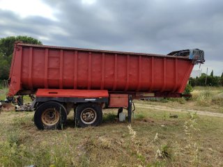 Semirremolque basculante aridos  fruhehauf d32c