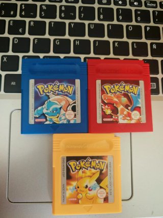 Pokémon Rojo, Azul y Amarillo GBC