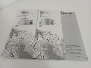 Manuale Istruzioni Originale Panasonic SC-PM11