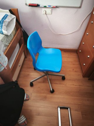 Silla de escritorio azul