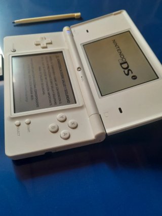 Nintendo DS Blanca con Lápiz y Juego Ghostbusters