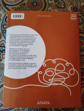 Paideia. Textos de Filosofía para la PAU. Madrid
