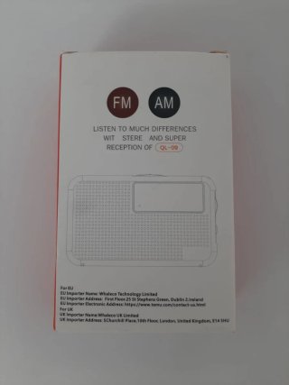 Radio Portátil FM/AM