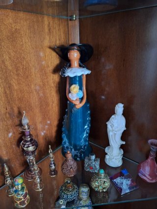 Figuritas de porcela y cristal