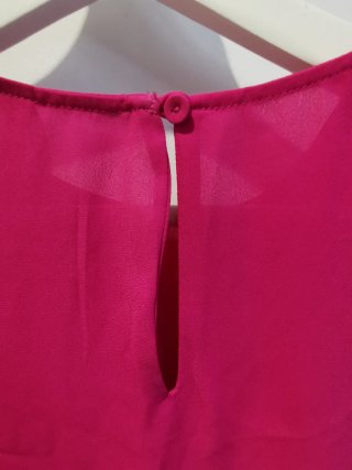 Blusa fucsia drapeada MNG T.S