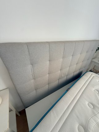 Cama 160x200 con almacenaje + colchón+ cabecero