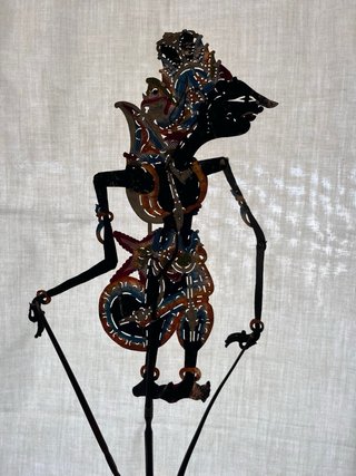 Marioneta Wayang Kulit Prabu Kresna