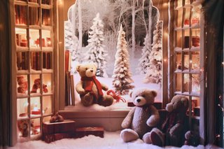 Fondos de tela navideños