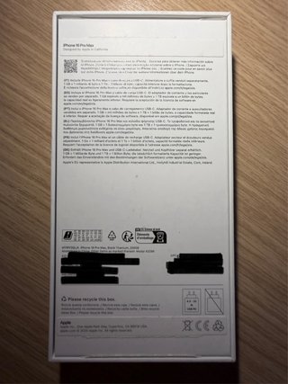 iPhone 16 Pro Max 256GB Negro 97% Batería
