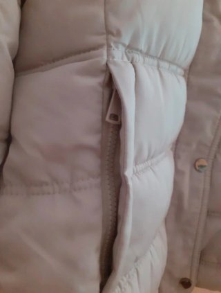 Chaquetón gris acolchado
