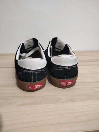 Zapatillas Vans Negras Goma Marrón