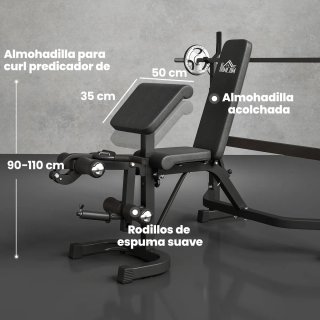 Banco Musculación Multifuncional
