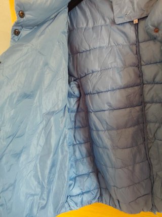 Cazadora acolchada azul talla L