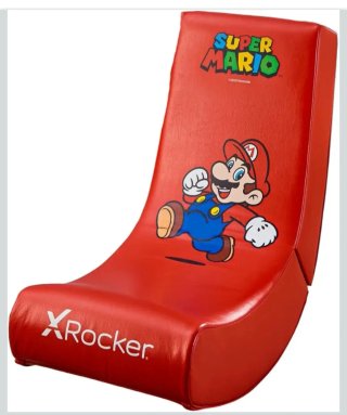 Silla Gaming X Rocker Super Mario Roja