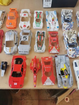 Lote 30 carrocerías Scalextric
