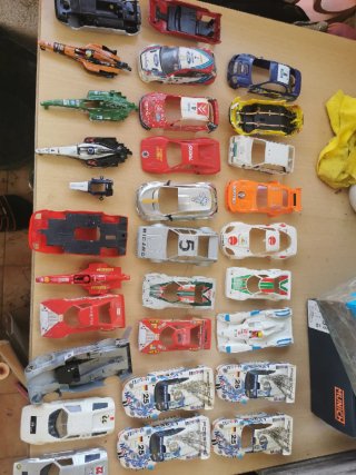 Lote 30 carrocerías Scalextric