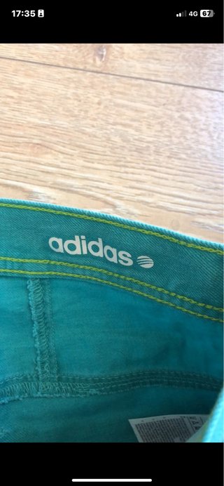 Shorts Adidas Verdes tejano