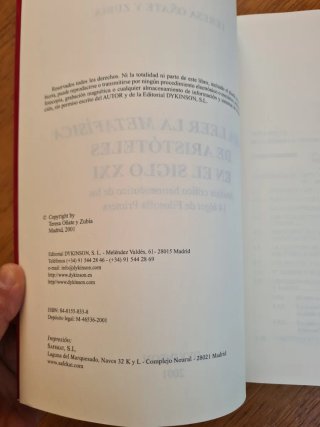 Libro Para leer la metafísica de Aristóteles