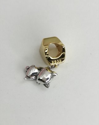 CHARM GATO ESTRELL PARA PULSERA PANDORA CON CAJA