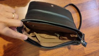 Borsa donna nera con tracolla