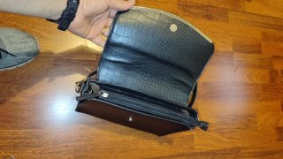 Borsa donna nera con tracolla