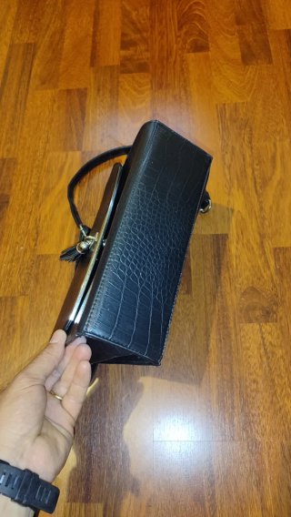 Borsa donna nera con tracolla