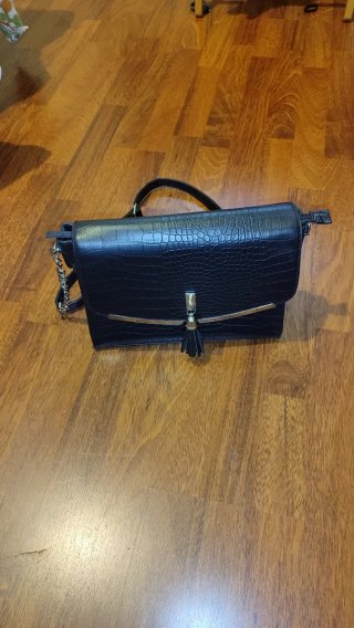 Borsa donna nera con tracolla