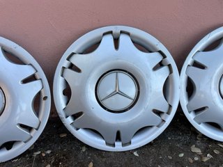 4 Tapacubos Mercedes Plateados