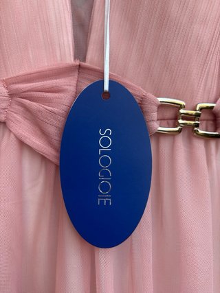 Abito elegante solo gioie rosa taglia 44