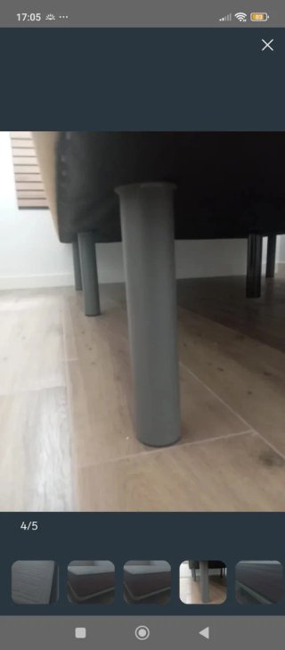Cama y somier de bambú y madera
