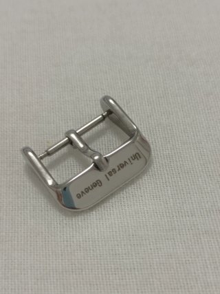 Fibbia Universal Genève Argento