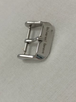 Fibbia Universal Genève Argento