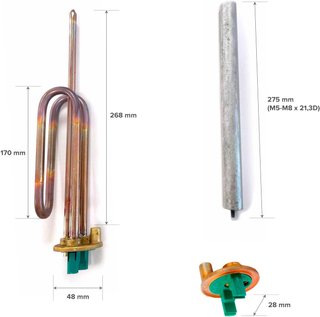 Ariston kit reparación termo eléctrico 1500W