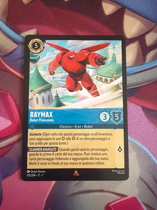 Baymax Robot Potenziato Disney Lorcana Carta