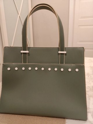 Bolso verde mar.