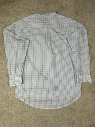 Camisa Tommy Hilfiger S Cuadros Azul Rosa
