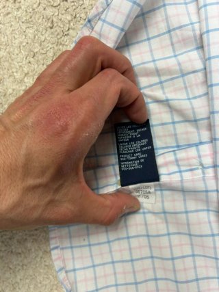 Camisa Tommy Hilfiger S Cuadros Azul Rosa