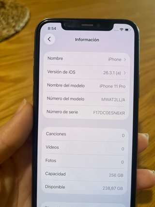 iPhone 11 Pro 256GB Gris Espacial Libre