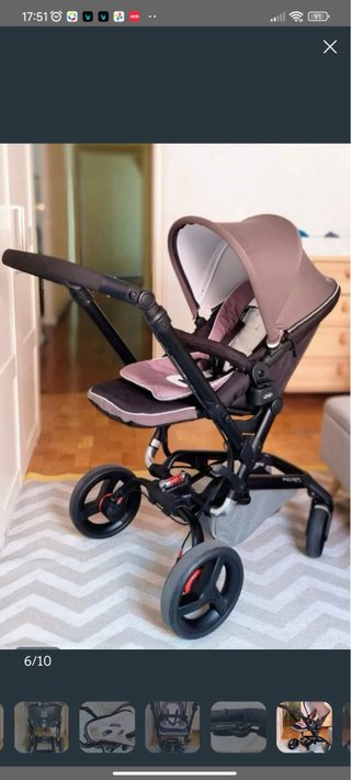 Carrito Bebé Jane 3 Piezas