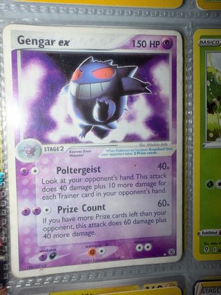 Carta Pokémon Gengar ex 2004