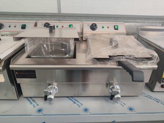Freidora Eléctrica Sobremesa 10+10 L Nueva