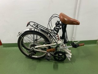 Bicicleta Plegable Moma Blanca