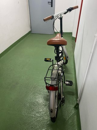 Bicicleta Plegable Moma Blanca