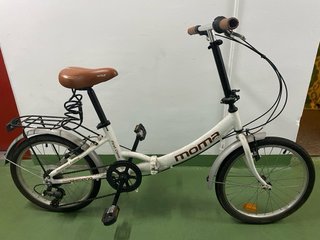 Bicicleta Plegable Moma Blanca