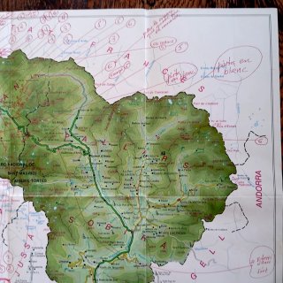 ÚNICO Mapa Telstar Vall d'Aran Maqueta de Trabajo